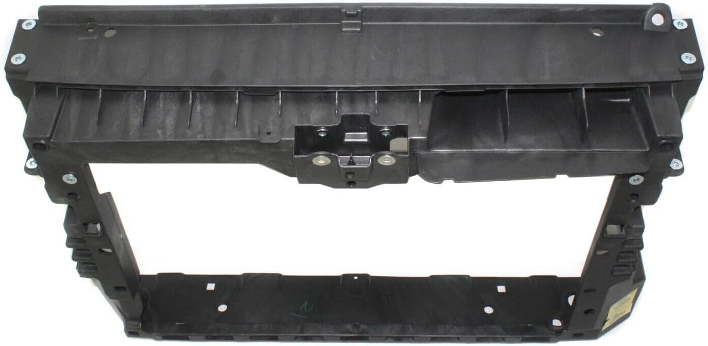 Front Radiator Support Plastic with Steel Direct Replacement Compatible with 2012-2015 Volkswagen Passat VW1225138 561805588B9B9