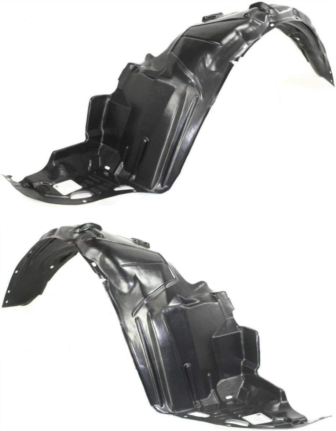 Set Of 2 Front Fender Liner Left Driver And Right Passenger Side Direct Replacement Compatible With 2003-2007 Honda Accord HO1248114 HO1249114 74151SDAA00 74101SDAA00