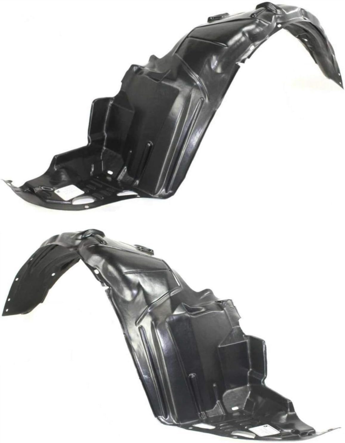 Set Of 2 Front Fender Liner Left Driver And Right Passenger Side Direct Replacement Compatible With 2003-2007 Honda Accord HO1248114 HO1249114 74151SDAA00 74101SDAA00
