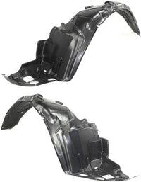 Set Of 2 Front Fender Liner Left Driver And Right Passenger Side Direct Replacement Compatible With 2003-2007 Honda Accord HO1248114 HO1249114 74151SDAA00 74101SDAA00