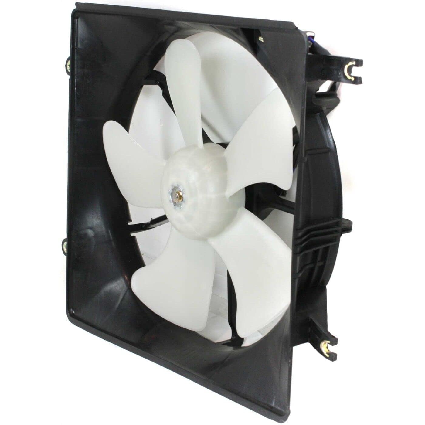 Front Radiator Fan Assembly Left Driver Side Direct Replacement Compatible with 1995-1997 Honda Accord / 1997-1999 Acura CL HO3115145 19015P0GA01-PFM