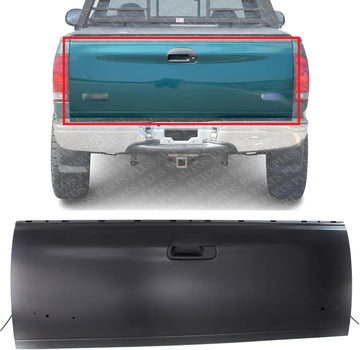 Tailgate Assembly Styleside Non Locking Direct Replacement Compatible with 1997-2007 Ford F-Series FO1900121