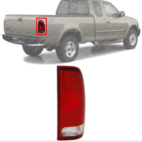 Tail Light Assembly Right Passenger Side Direct Replacement Compatible With 1997-2003 Ford F-150/1999-2007 Ford F-Series Super Duty FO2801117 F85Z13404CA