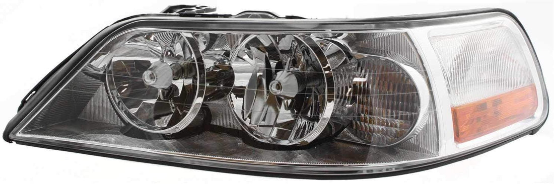 Front Head Light Assembly Left Driver Side Direct Replacement Compatible With 2003-2004 Lincoln Town Car FO2502184 4W1Z13008AB
