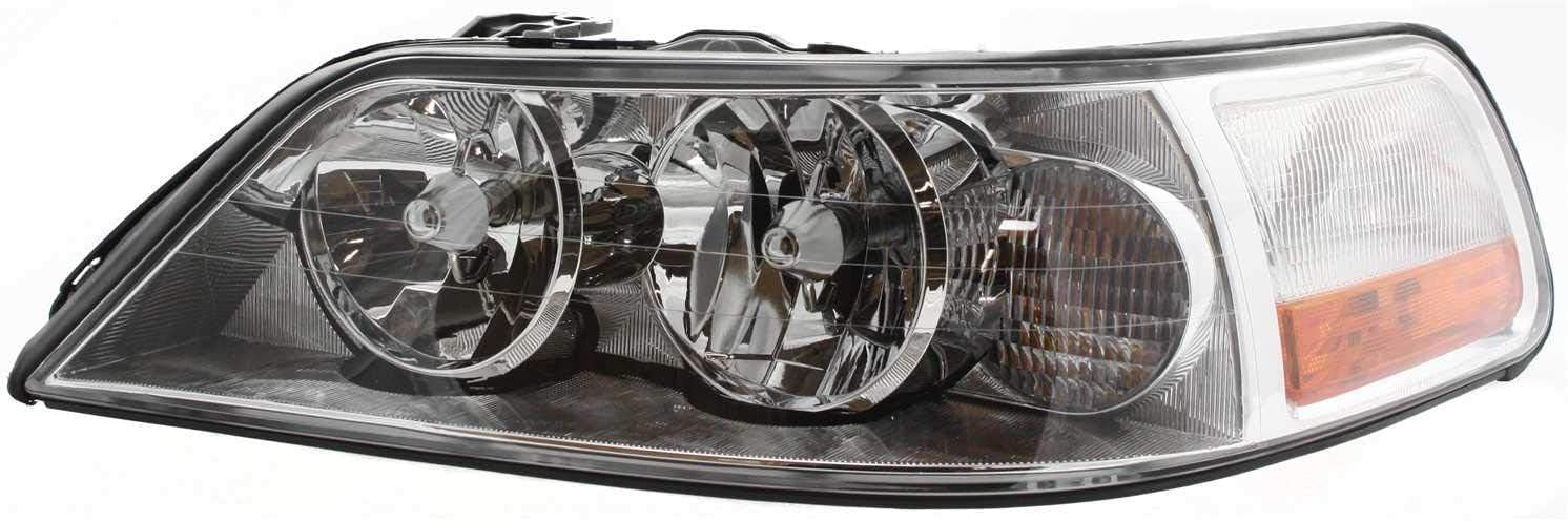 Front Head Light Assembly Left Driver Side Direct Replacement Compatible With 2003-2004 Lincoln Town Car FO2502184 4W1Z13008AB