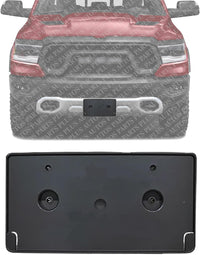 Front License Plate Bracket Direct Replacement Compatible with 2019-2024 Ram 1500 CH1068151 68274215AE