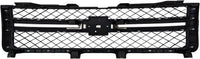 Front Grille Assembly Chrome Shell With Painted Black Insert Direct Replacement Compatible With 2011-2014 Chevrolet Silverado 2500HD 3500HD GM1200639 20966058