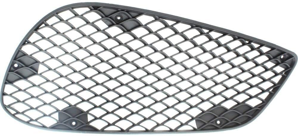 Front Bumper Outer Grille Textured Right Passenger Side Direct Replacement Compatible With 2014-2016 Mercedes Benz E-Class MB1039163 2128850623