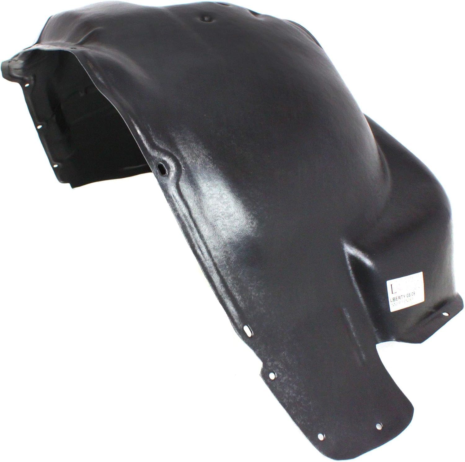 Front Inner Fender Liner Left Driver Side Direct Replacement Compatible With 2008-2012 Jeep Liberty CH1248146 55157411AD