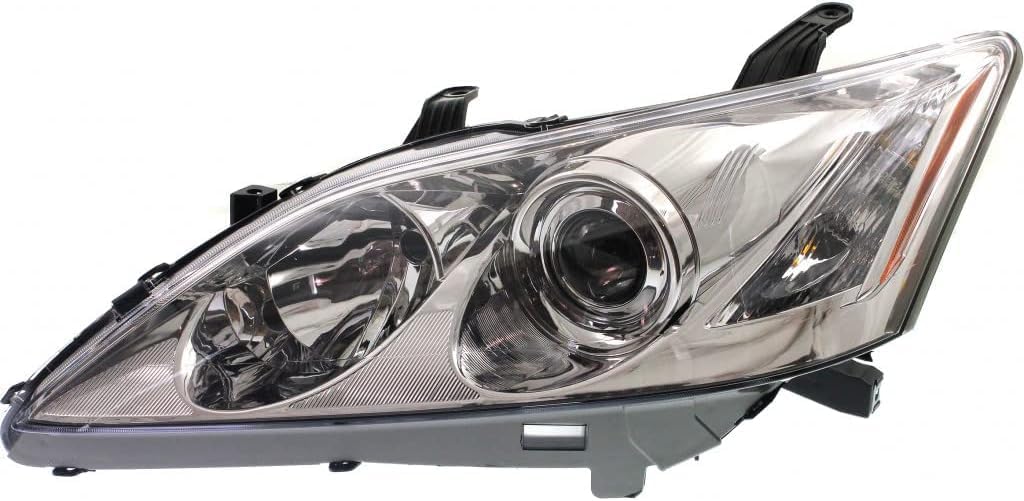 Set Of 2 Front Headlight Lens And Housing Right Passenger & Left Driver Side Direct Replacement Compatible With 2010-2011 Lexus ES350 LX2518116 LX2519116 8113033740 8117033740