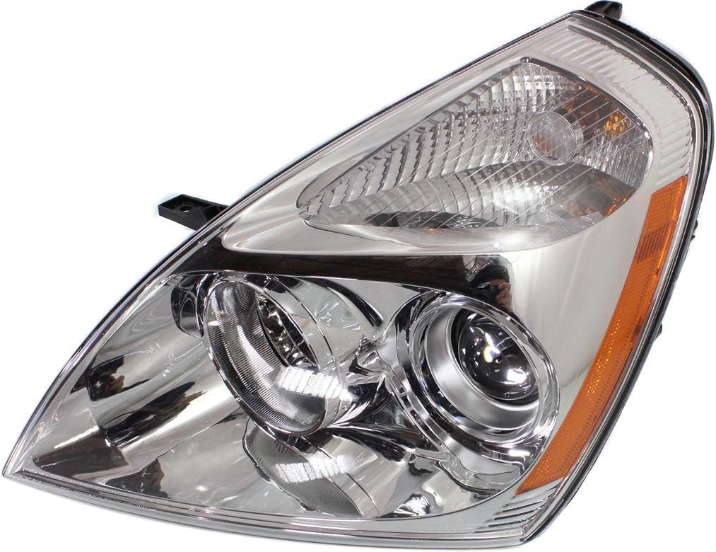 Front Head Light Assembly Left Driver Side Direct Replacement Compatible With 2007 Kia Sedona KI2502145 921014D011