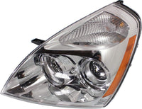 Front Head Light Assembly Left Driver Side Direct Replacement Compatible With 2007 Kia Sedona KI2502145 921014D011