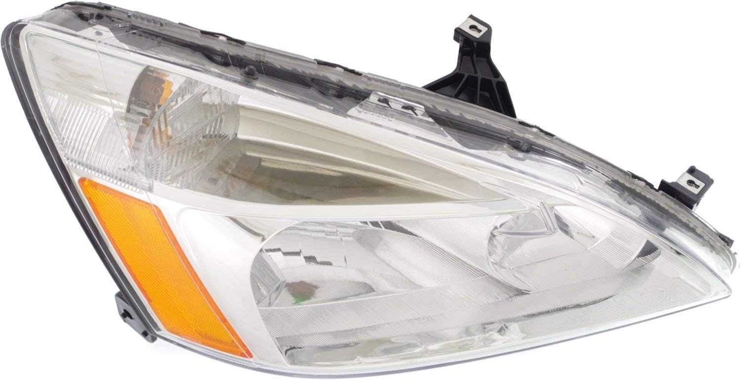 Set Of 2 Front Headlight Assembly Right Passenger & Left Driver Side Direct Replacement Compatible With 2003-2007 Honda Accord 33101SDAA01-PFM 33151SDAA01-PFM