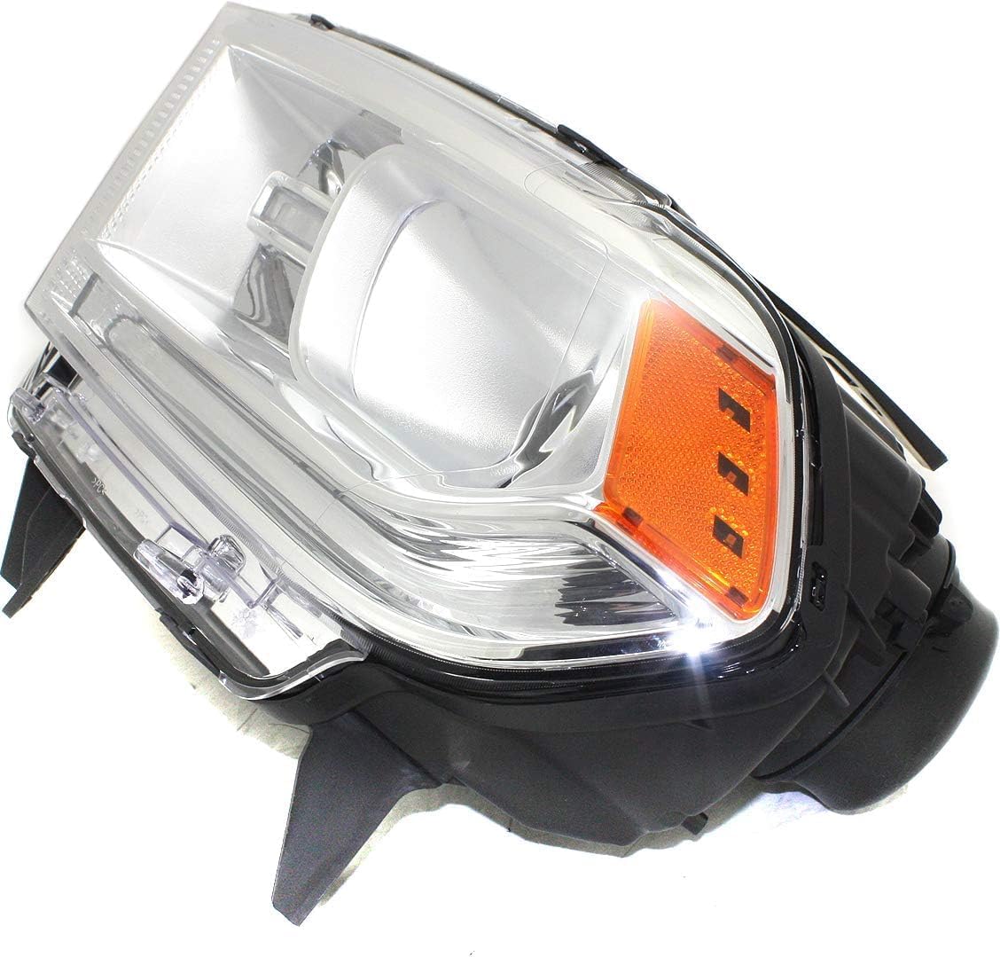 Front Head Light Assembly Left Driver Side Direct Replacement Compatible With 2014-2017 Dodge Durango CH2502256 68188731AI 68188731AF