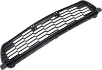 Front Bumper Cover Primed Plastic + Upper & Lower Grille Direct Replacement Compatible With 2011-2014 Acura TSX