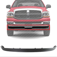 Front Bumper Lower Valance Air Deflector Dam Textured Direct Replacement Compatible With 2002-2008 Dodge Ram 1500/2003-2009 2500 3500 CH1090125 55077337AD 55077337AB