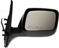 Set Of 2 Front Power Mirror Manual Folding Heated Primed Left Driver & Right Passenger Side Direct Replacement Compatible With 2008-2013 Nissan Rogue / 2014-2015 Select NI1321236