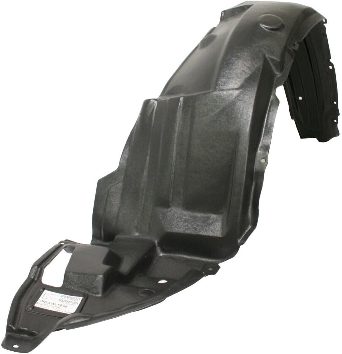 Set of 2 Front Fender Liner Left Driver & Right Passenger Side Direct Replacement Compatible With 2009-2010 Toyota Corolla TO1249149 TO1248149 ‎5387502260 5387602260