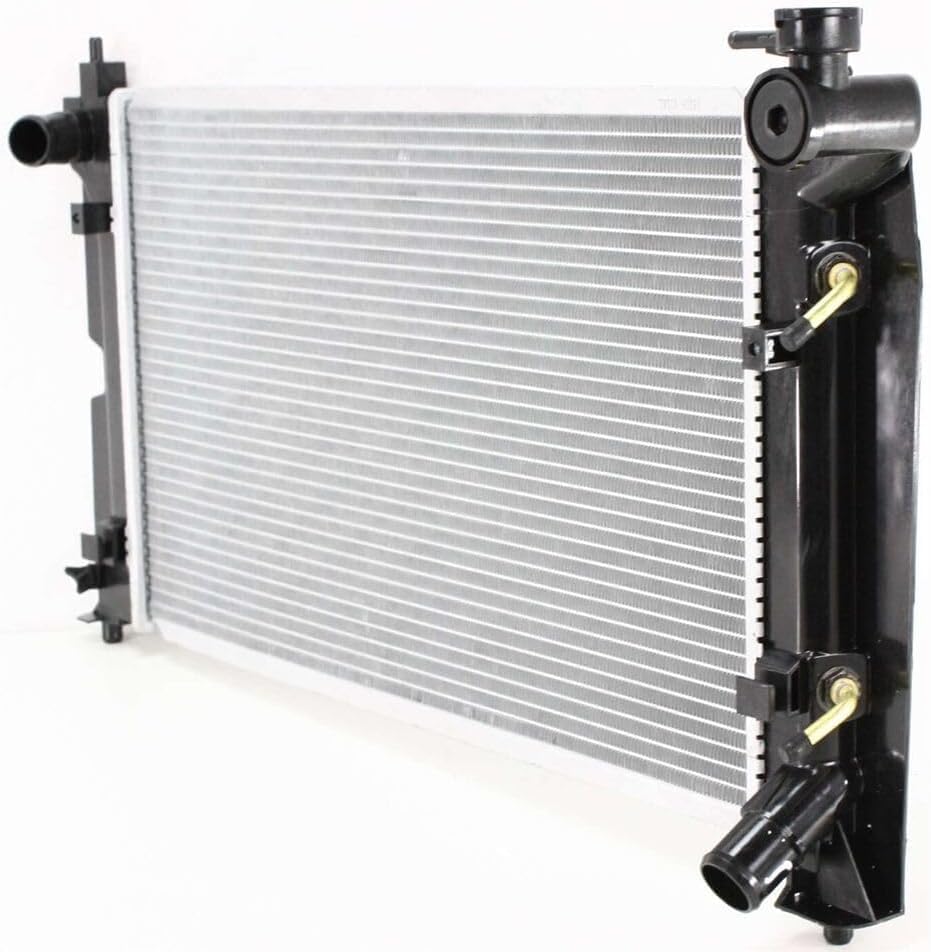 Front Radiator Aluminum Core Direct Replacement Compatible With 2003-2008 Pontiac Vibe/Toyota Corolla/Matrix TO3010271 16410YZZAQ