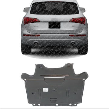 Rear Engine Splash Shield Under Cover Direct Replacement Compatible with 2009-2012 Audi Q5 / 2010-2016 S4 AU1228121 8K1863822L 8K1863822K