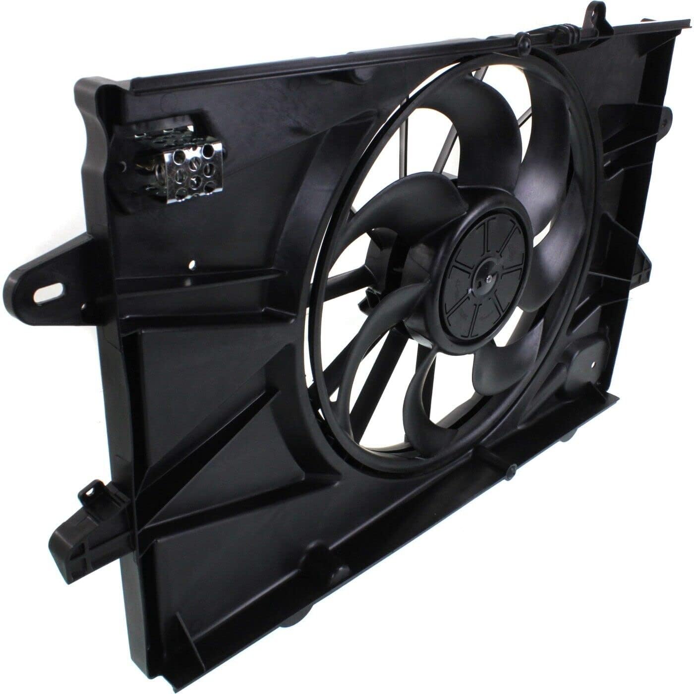 Front Radiator Fan Shroud Assembly Direct Replacement Compatible with 2010-2017 Chevrolet Equinox/GMC Terrain GM3115239 25952813-PFM