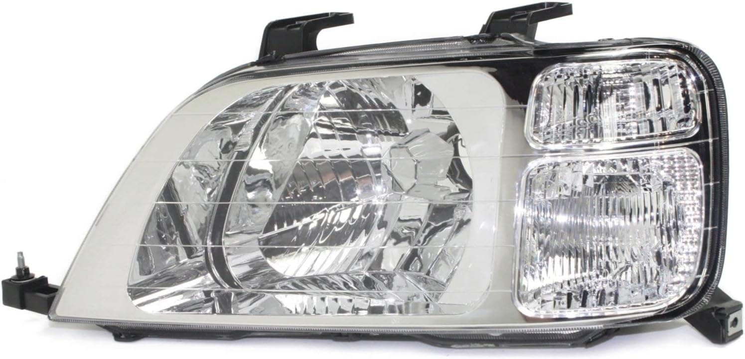 Set Of 2 Front Headlight Lens And Housing Halogen Right Passenger & Left Driver Side Direct Replacement Compatible With 1997-2001 Honda CR-V HO2502112 HO2503112 33151S10A01
