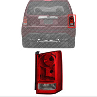 Tail Light Assembly Right Passenger Side Direct Replacement Compatible With 2009-2015 Honda Pilot HO2801174 33500SZAA02
