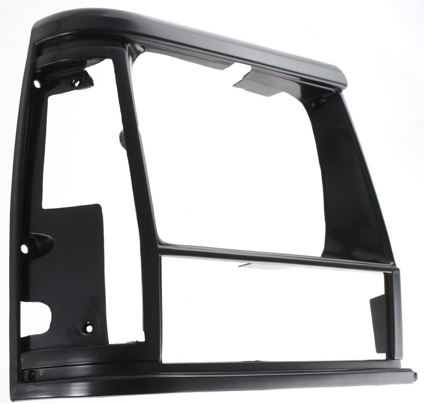 Front Head Light Door Bezels Primed Plastic Right Passenger & Left Driver Side Direct Replacement Compatible With Jeep Cherokee 1991-1996 / Comanche 1991-1992 CH2513124 CH2512124