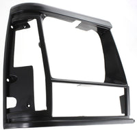 Front Head Light Door Bezels Primed Plastic Right Passenger & Left Driver Side Direct Replacement Compatible With Jeep Cherokee 1991-1996 / Comanche 1991-1992 CH2513124 CH2512124