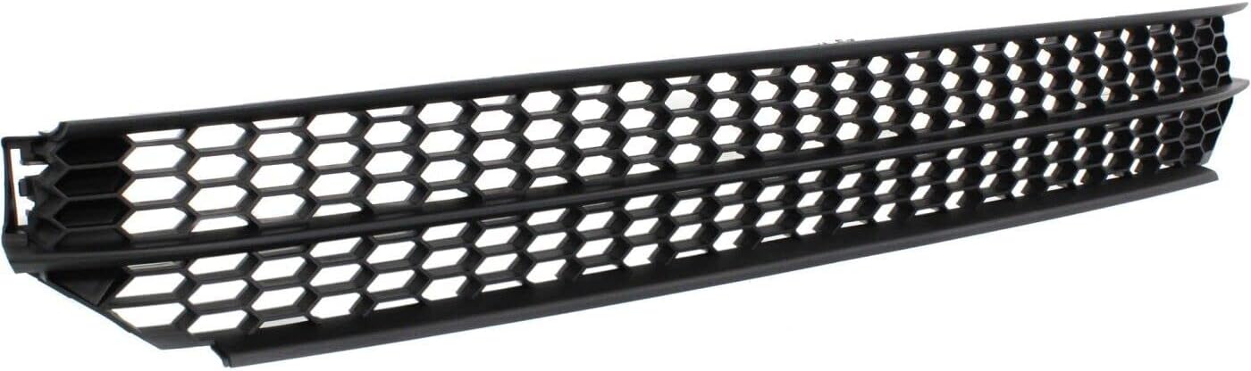 Front Bumper Center Lower Grille Textured Gray Direct Replacement Compatible With 2012-2015 Volkswagen Passat VW1036126 5618536779B9