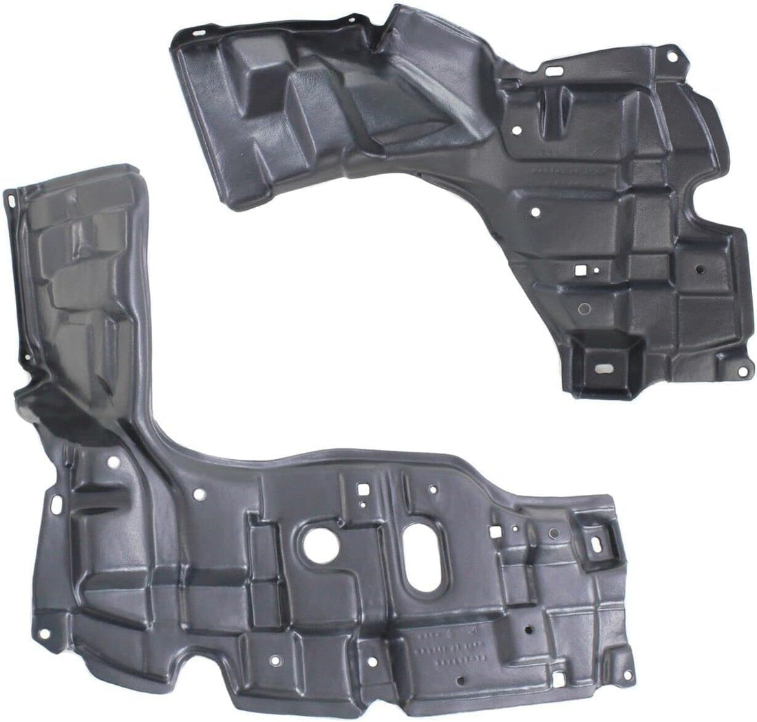 Set of 2 Front Engine Splash Shield Left Driver & Right Passenger Side Direct Replacement Compatible with 2012-2014 Scion xD / 2011-2014 Toyota Yaris TO1228175 TO1228176 5144152180