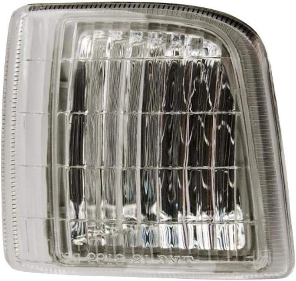 Front Corner Light Left Driver Side Direct Replacement Compatible With 1995-2005 Chevrolet Astro GM2550139 16524075
