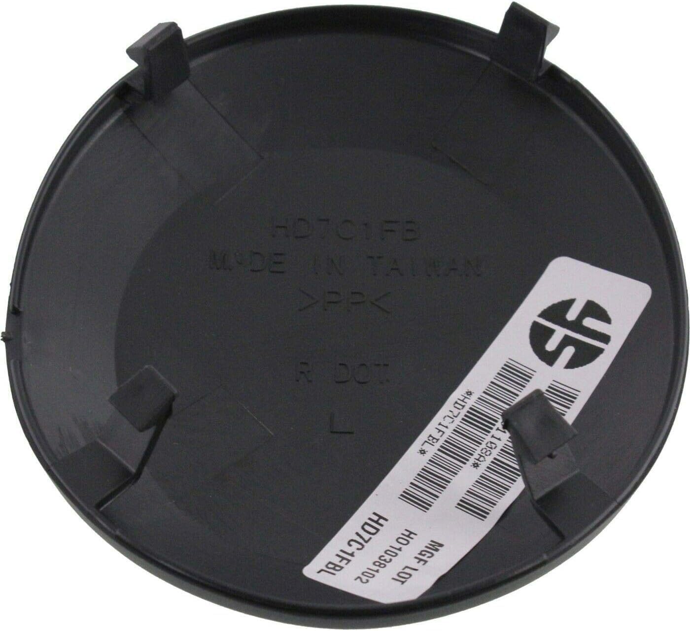 Front Fog Light Cover Primed Left Driver Side Direct Replacement Compatible With 2009-2011 Honda Pilot HO1038102 71117SZAA00ZA