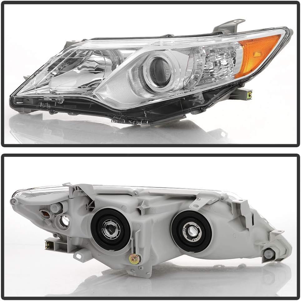 Set Of 2 Front Head Light Assembly Left Driver & Right Passenger Side Direct Replacement Compatible With 2012-2014 Toyota Camry TO2503211 TO2502211 8111006470 8115006470