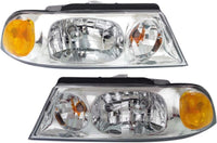Set Of 2 Front Headlight Assembly Right Passenger & Left Driver Side Direct Replacement Compatible With 1998-2002 Lincoln Navigator FO2502175 FO2503175 XL7Z13008BA XL7Z13008AA