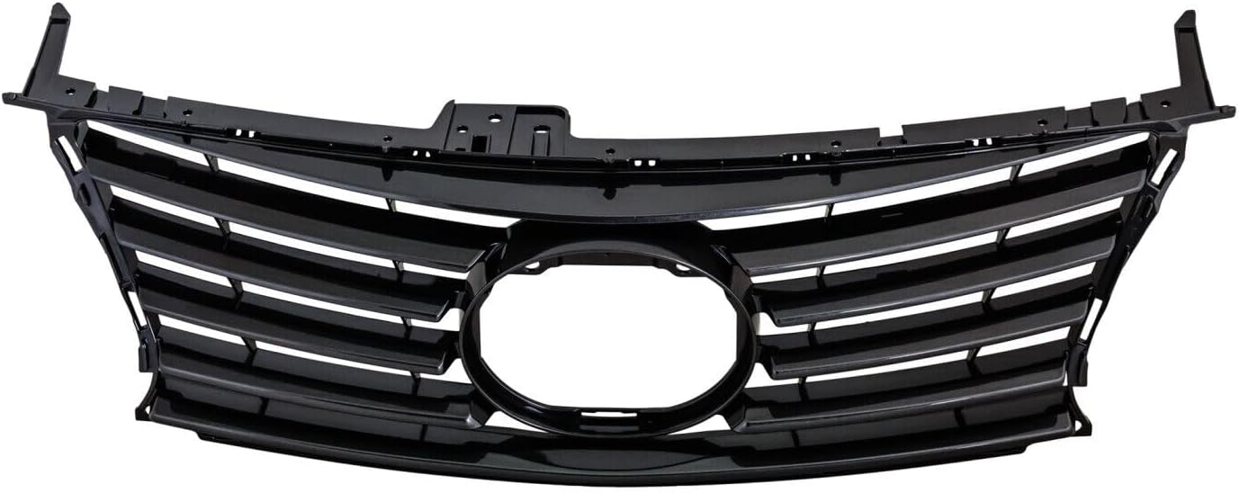 Front Grille Assembly Primed Shell & Insert Direct Replacement Compatible With 2014-2015 Lexus IS250 / 2014-2016 IS350 LX1200175 5311253051
