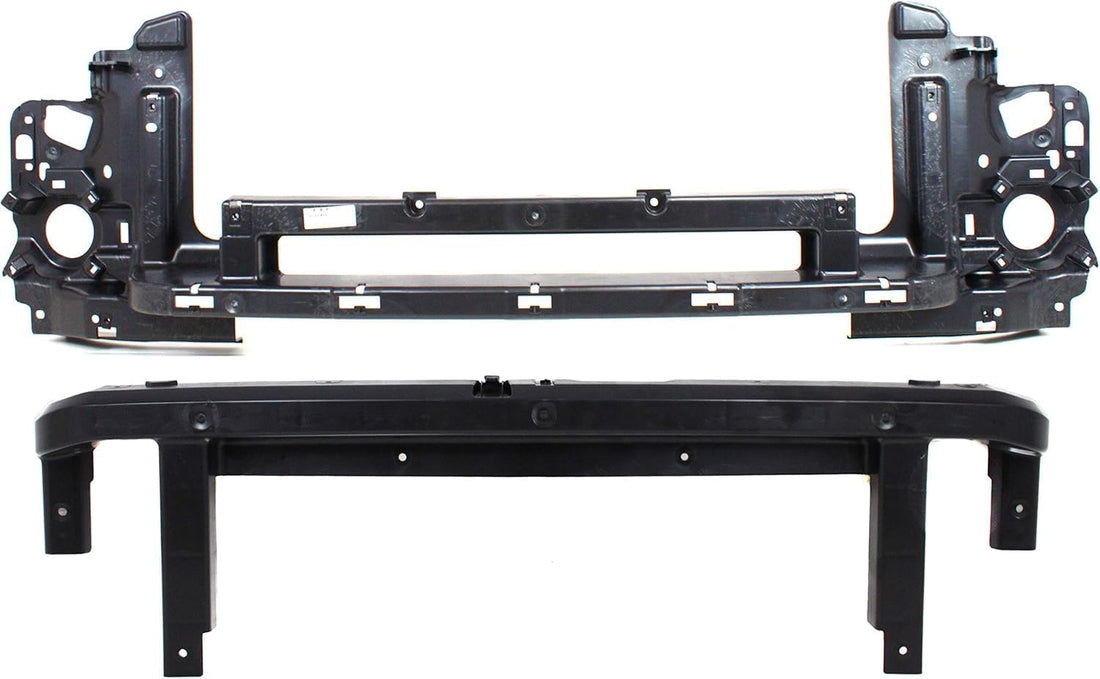 Front Header Panel Upper + Lower Direct Replacement Compatible With 2008-2021 Ford E-Series FO1223113 FO1223112 8C2Z8A284A 8C2Z8A284C