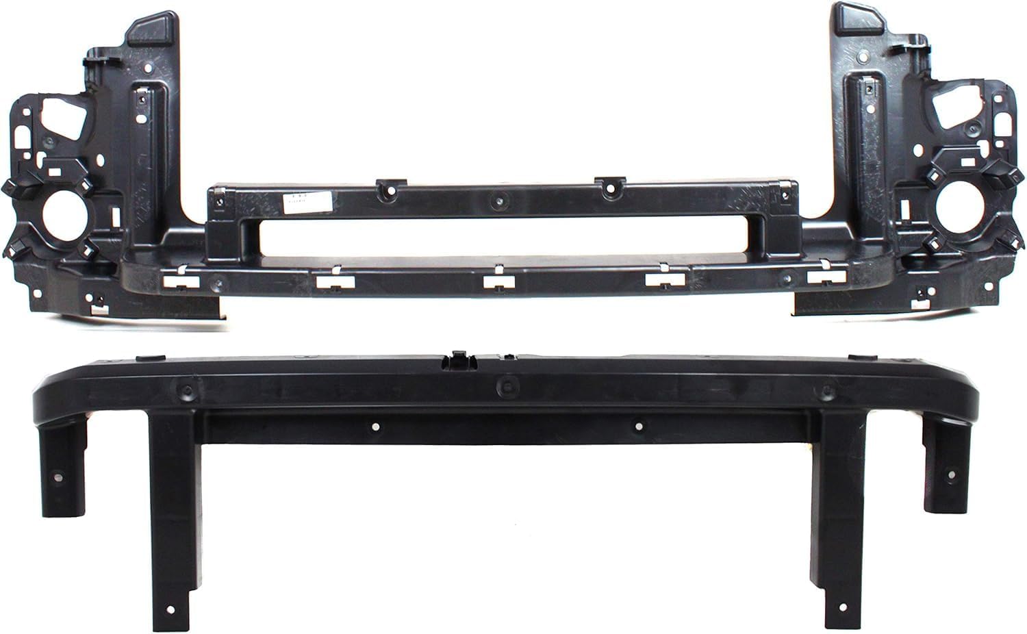 Front Header Panel Upper + Lower Direct Replacement Compatible With 2008-2021 Ford E-Series FO1223113 FO1223112 8C2Z8A284A 8C2Z8A284C