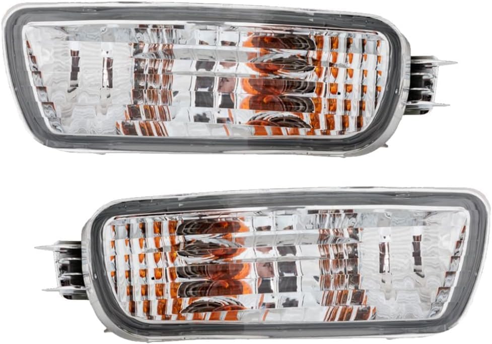 Front Bumper + Grille + Upper + Valance + Reinforcement + Brackets + Headlight + Fillers + Signal & Corner Lamp LH & RH Side Direct Replacement Compatible With 2001-2004 Tacoma 2WD