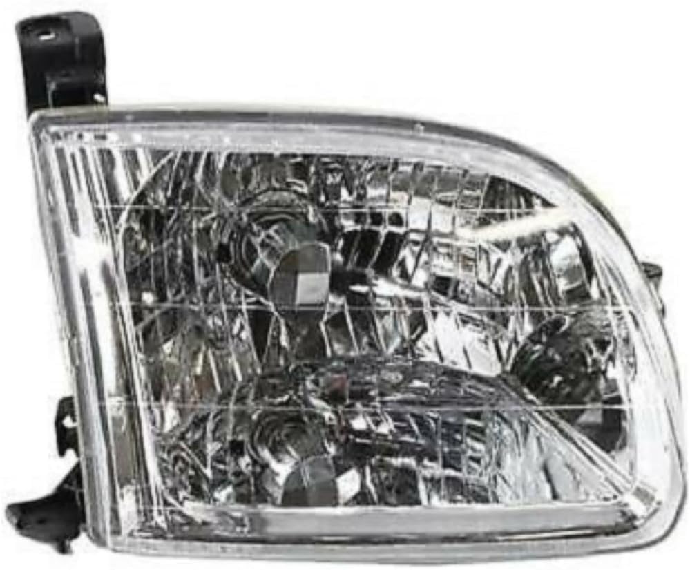 Front Headlights + Signals + Tail Lamps Assembly Right Passenger & Left Driver Side Direct Replacement Compatible With Toyota Tundra 2000-2004 TO2503129 TO2502129 TO2800129 TO2801129