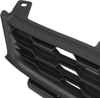Front Grille Dark Gray Shell and Insert Textured Direct Replacement Compatible With 2012-2014 Honda Fit HO1200219 71121TK6A11
