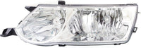 Front Head Lights Assembly + Corner Lamps Plastic Left Driver & Right Passenger Side Direct Replacement Compatible With 2002-2003 Toyota Solara TO2503145 TO2502145 TO2520166 TO2521166