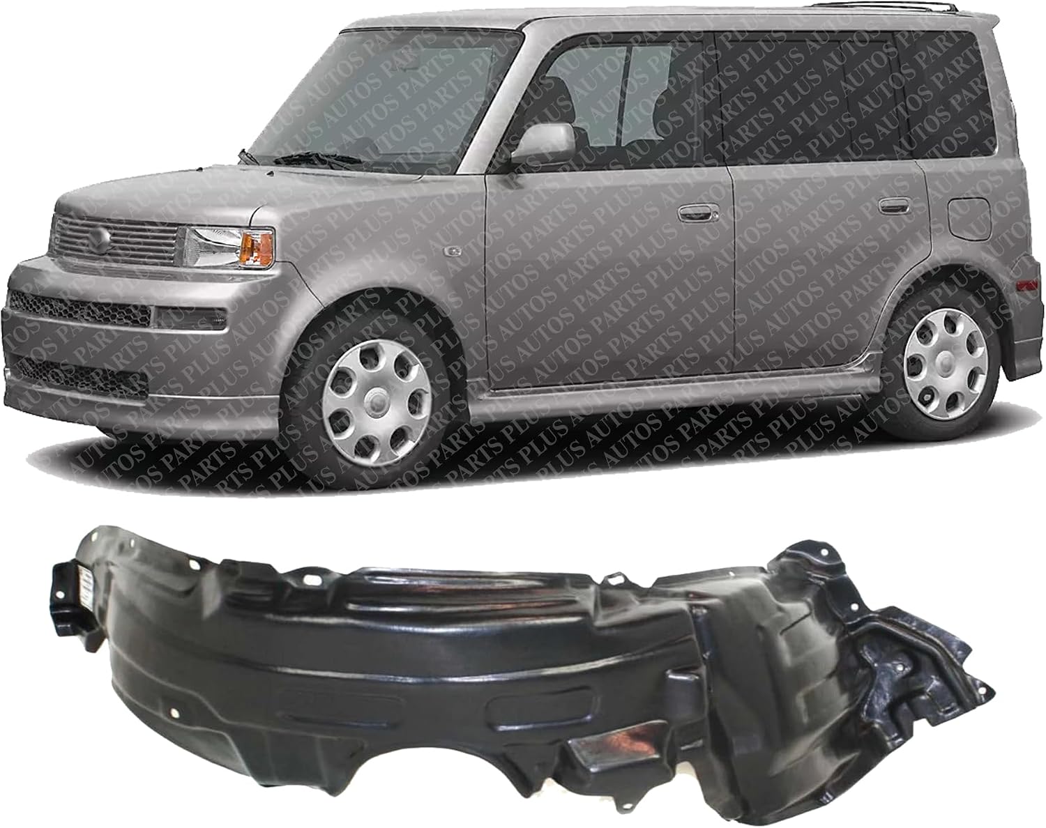 Front Fender Liner Left Driver Side Direct Replacement Compatible With 2004-2006 Scion xB SC1248102 5387652040