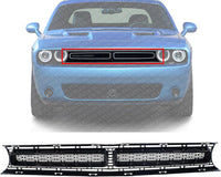Front Grille Textured Shell And Insert Plastic With Black Molding Direct Replacement Compatible With 2015-2022 Dodge Challenger CH1200390 68262955AD