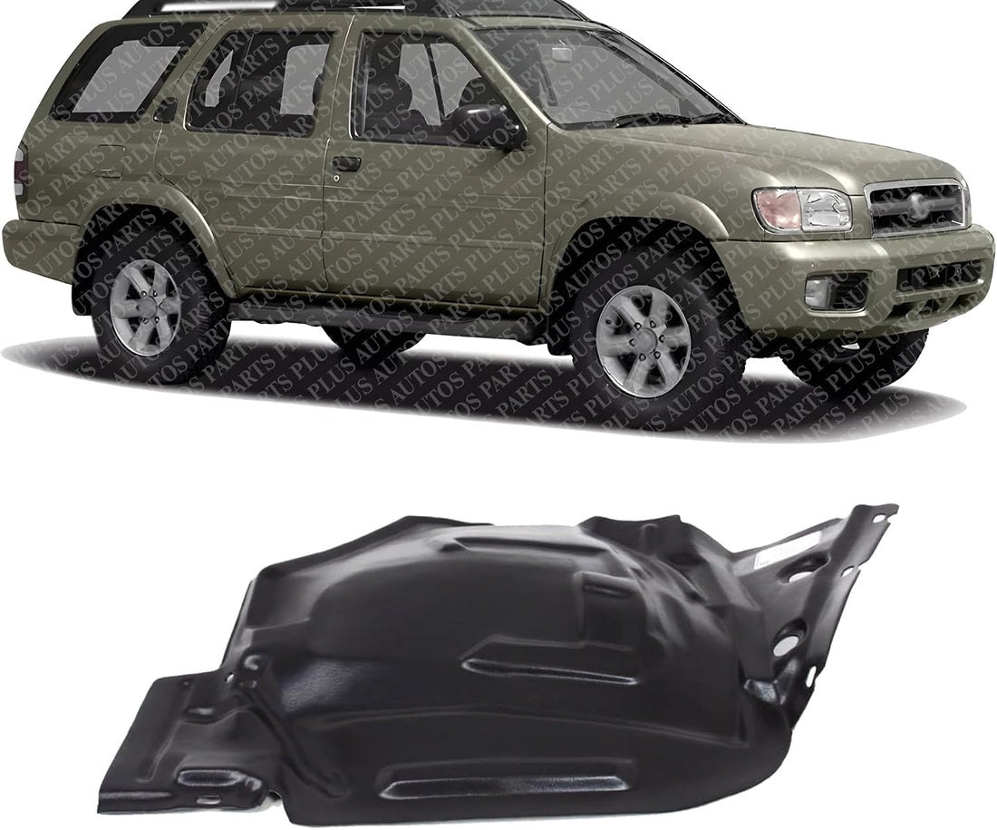 Front Section Fender Liner Right Passenger Side Direct Replacement Compatible With 1999-2004 Nissan Pathfinder NI1251114 638442W100