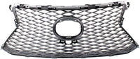 Front Grille Painted Silver Shell and Insert Direct Replacement Compatible With 2015-2017 Lexus NX200t LX1200173 5311178060