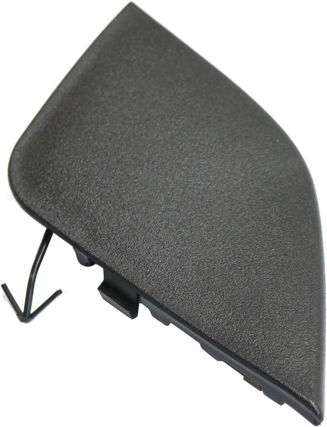 Front Bumper Tow Hook Cover Access Hole Textured Left Driver Side Direct Replacement Compatible With 2016-2018 Toyota RAV4 TO1029108 532860R080