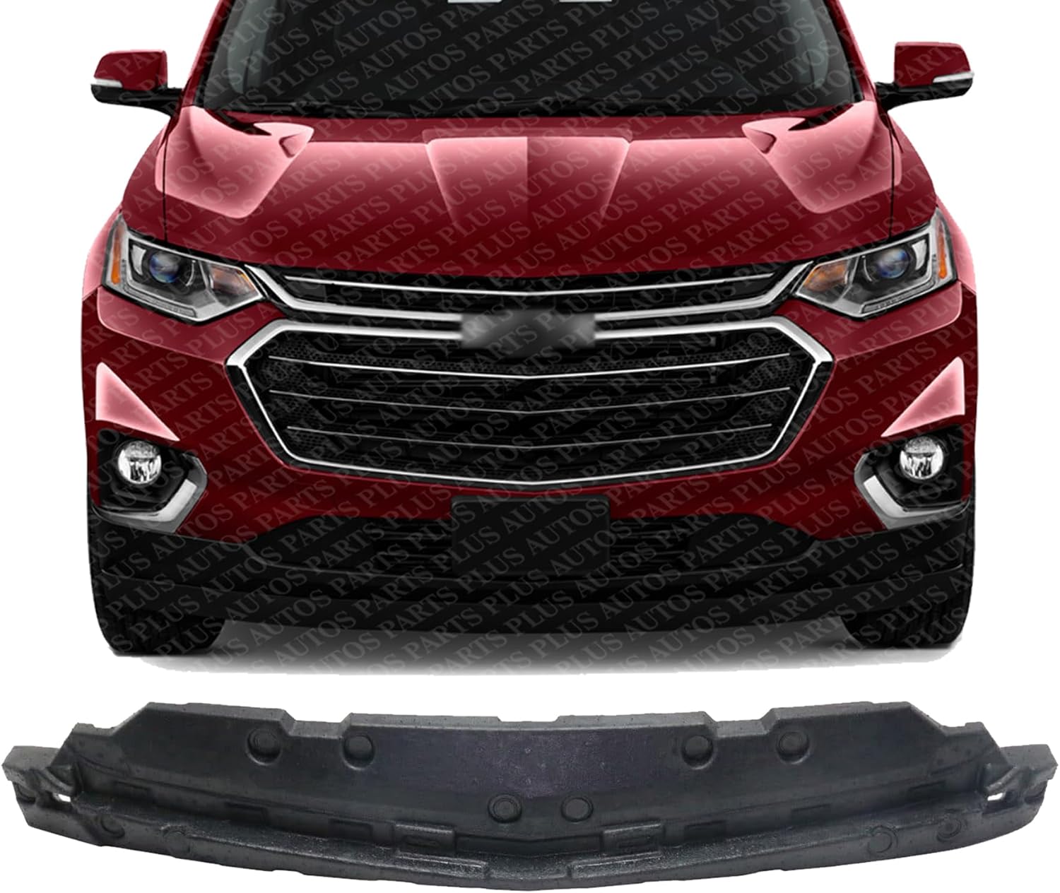 Front Bumper Absorber Direct Replacement Compatible With 2018-2021 Chevrolet Traverse GM1070321 23234915