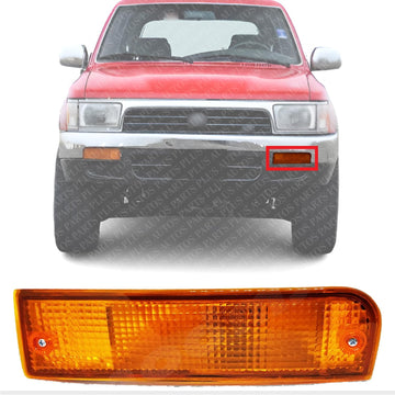 Front Signal Light Assembly Left Driver Side Direct Replacement Compatible With 1992-1995 Toyota 4Runner TO2530121 8152035080