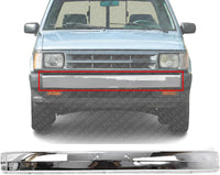 Front Bumper Steel Chrome Without Molding Holes Direct Replacement Compatible With 1986-1993 Mazda Pickup MA1002129 UE6050030B